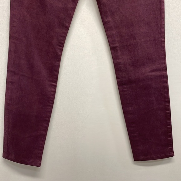 NWT else Malbec Wine Burgundy Skinny Denim Jeans 27 - Picture 6 of 16